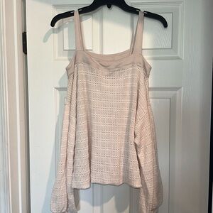 off the shoulder sweater
